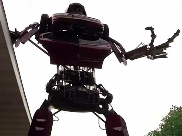 ساخت ربات 7 متری از خودروهای اوراقی!